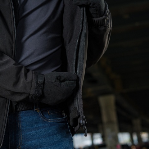 M-TAC Kurtka Softshell z Podpinką Czarna