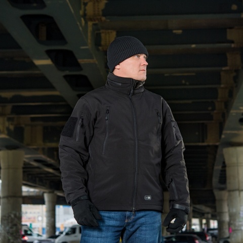 M-TAC Kurtka Softshell z Podpinką Czarna