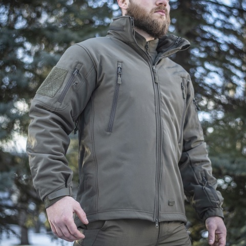 M-TAC Kurtka Softshell z Podpinką Oliwkowa
