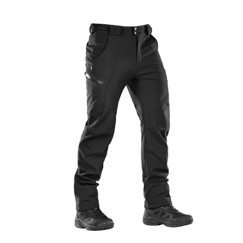 M-TAC Spodnie Softshell Winter Czarne