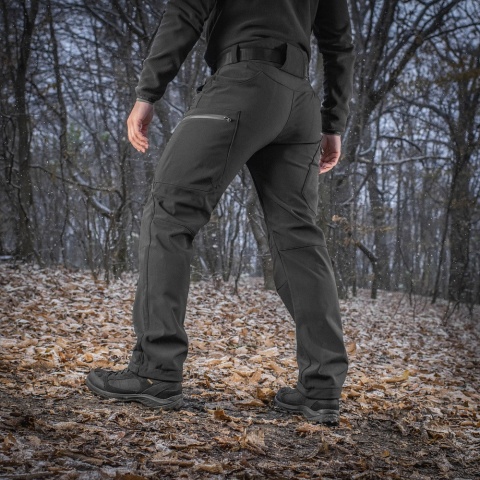 M-TAC Spodnie Softshell Winter Czarne