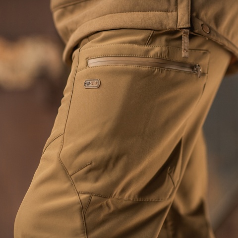 M-TAC Spodnie Softshell Winter Coyote