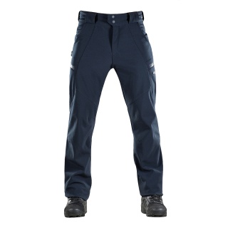 M-TAC Spodnie Softshell Winter Dark Navy Blue