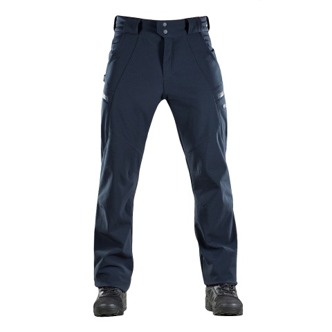 M-TAC Spodnie Softshell Winter Dark Navy Blue