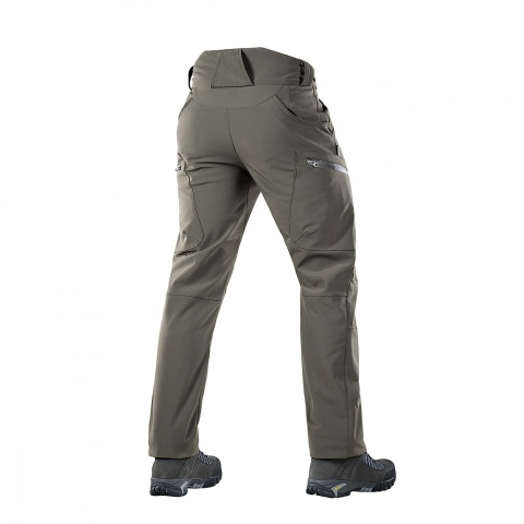 M-TAC Spodnie Softshell Winter Oliwkowe