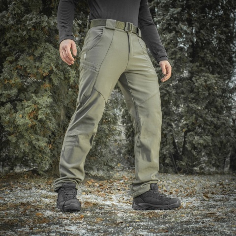 M-TAC Spodnie Softshell Winter Oliwkowe