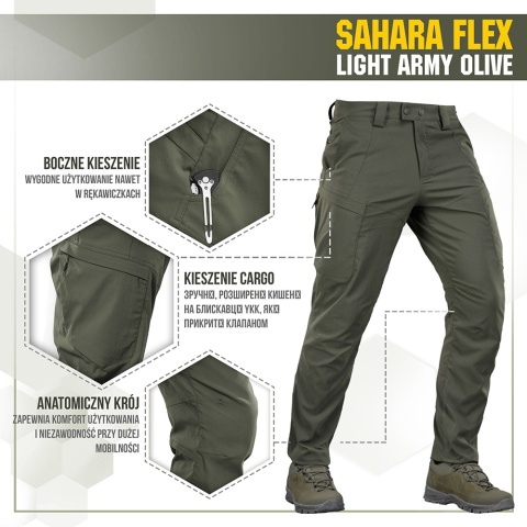M-TAC Spodnie Sahara Flex Light Army Olive