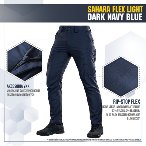 M-TAC Spodnie Sahara Flex Light Dark Navy Blue