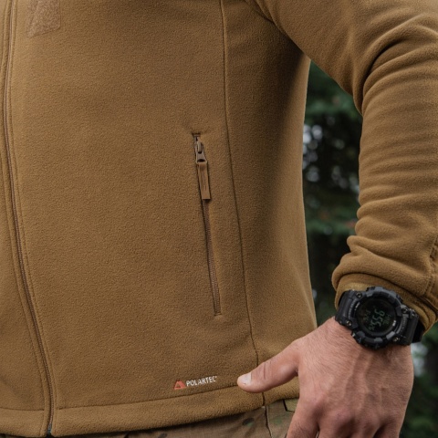 M-TAC Kurtka Combat Fleece Polartec® Jacket Velcro Coyote Brown