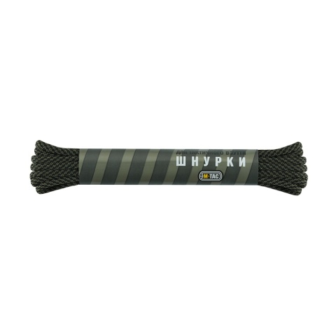 M-TAC Sznurowadła Stairs NYLON Mil-Spec Black/OD Green 165 cm