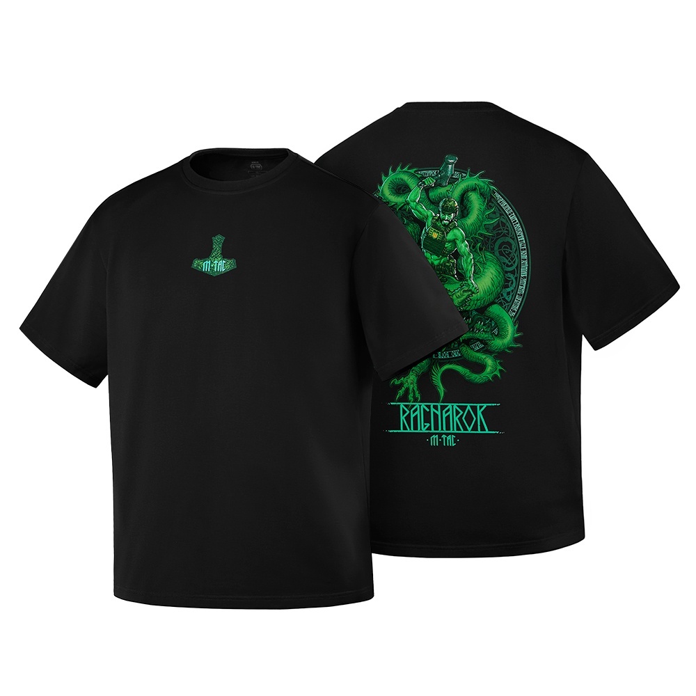 M-TAC Koszulka Ragnarok Night Vision Cotton Hard Czarna