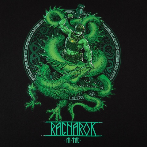 M-TAC Koszulka Ragnarok Night Vision Cotton Hard Czarna