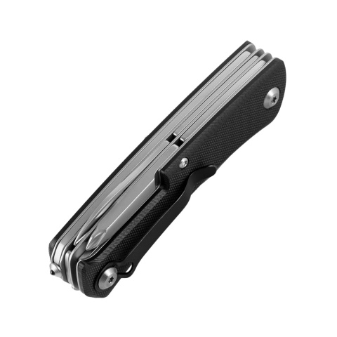 M-TAC Nóż Składany Type 9 6 Narzędzi Black Steel