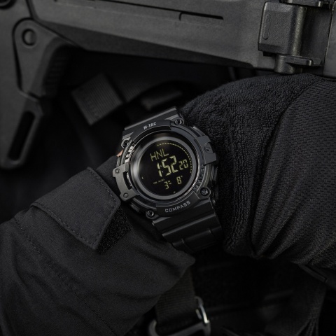 M-TAC Zegarek taktyczny z kompasem 2233 Black