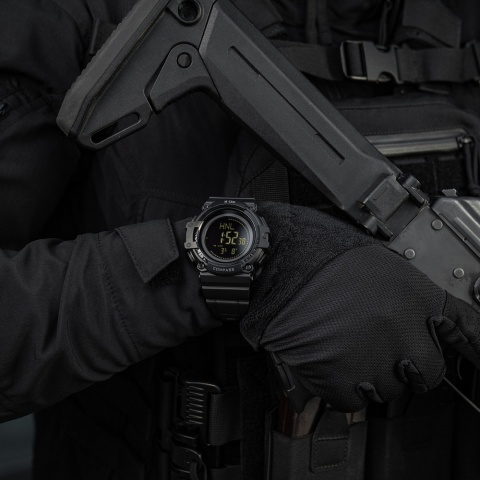 M-TAC Zegarek taktyczny z kompasem 2233 Black