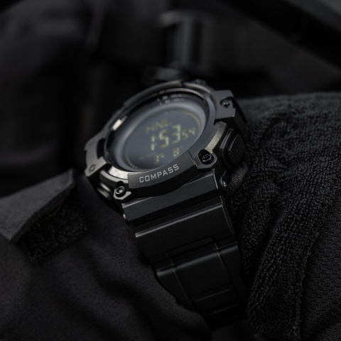 M-TAC Zegarek taktyczny z kompasem 2233 Black