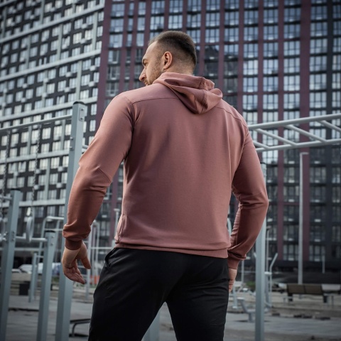 M-TAC Bluza Hoodie Born By Revolution Ash Rose