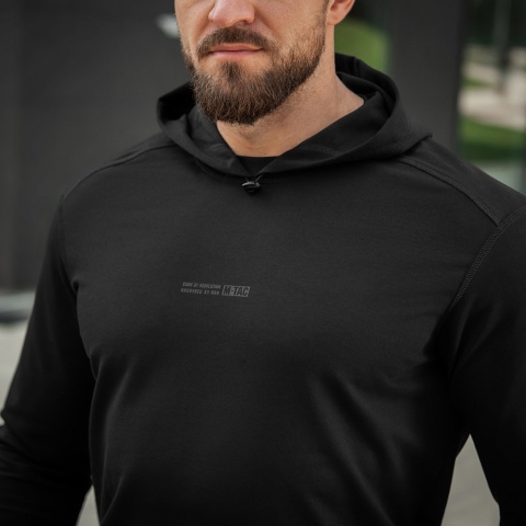 M-TAC Bluza Hoodie Born By Revolution Czarna