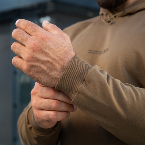 M-TAC Bluza Hoodie Born By Revolution Coyote Brown