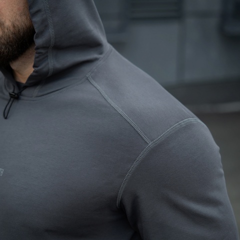 M-TAC Bluza Hoodie Born By Revolution CIemno szara