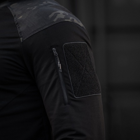 M-TAC Bluza Hoodie Combat Black Edition Czarny MultiCam®