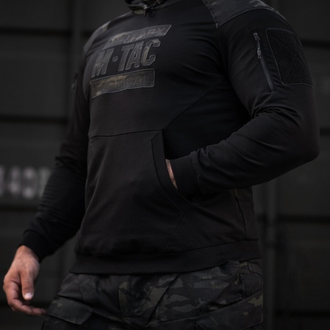 M-TAC Bluza Hoodie Combat Black Edition Czarny MultiCam®