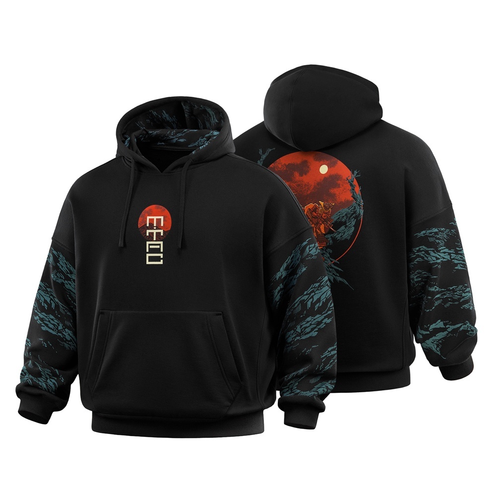 M-TAC Bluza Two Samurai Oversize Cotton Hard Czarna