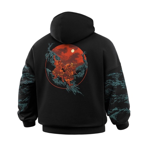 M-TAC Bluza Two Samurai Oversize Cotton Hard Czarna
