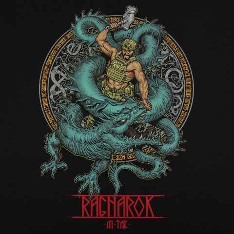 M-TAC Koszulka Ragnarok Cotton Hard Czarna
