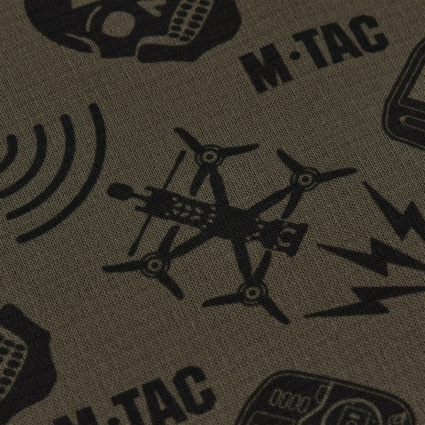 M-TAC Komin Mikropolar Drone Pattern Dark Olive