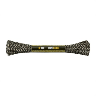 M-TAC Paracord Minicord 15m Black/Sand