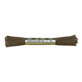 M-TAC Paracord Minicord 15m Chocolate Brown