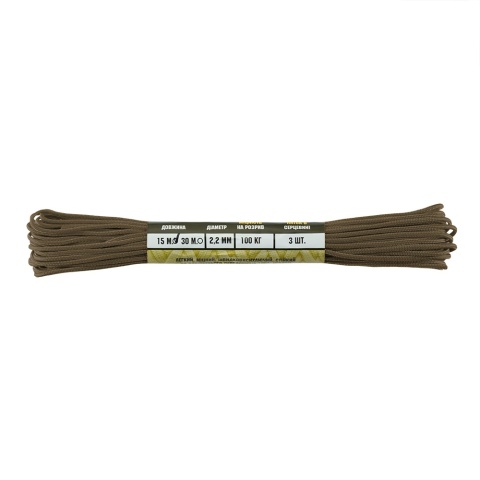 M-TAC Paracord Minicord 15m Chocolate Brown