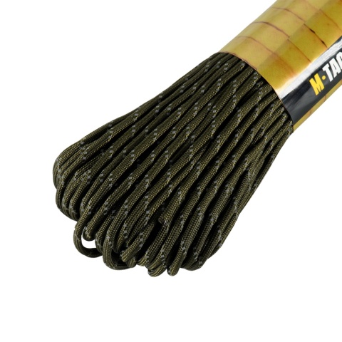 M-TAC paracord 475 30m OD Green Reflective