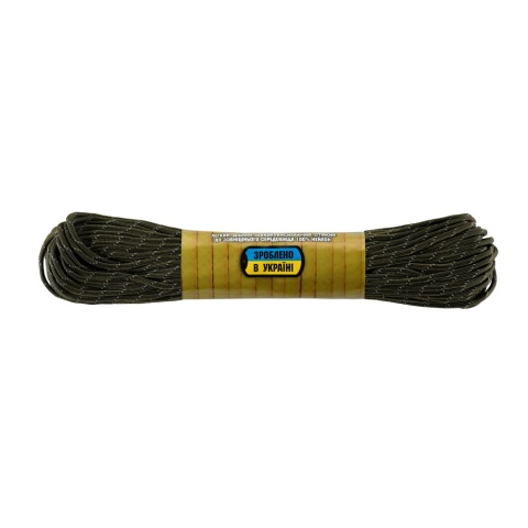 M-TAC paracord 475 30m OD Green Reflective