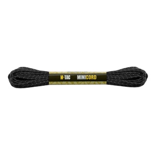 M-TAC paracord Minicord 15m Reflective Black
