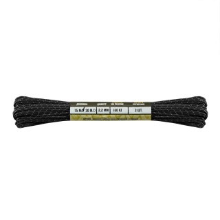 M-TAC paracord Minicord 15m Reflective Black