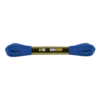 M-TAC paracord Minicord 15m Reflective Blue