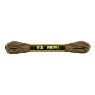 M-TAC paracord Minicord 15m Reflective Coyote