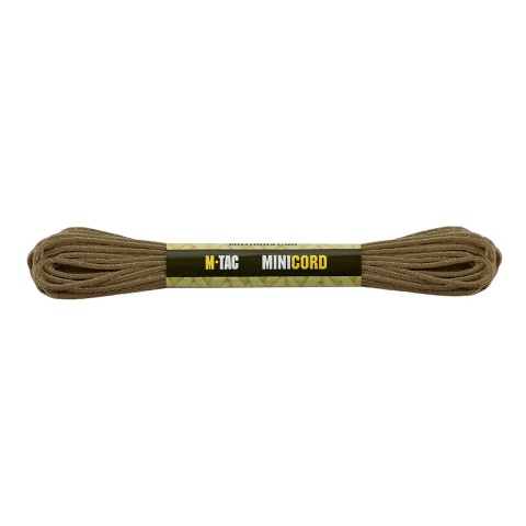 M-TAC paracord Minicord 15m Reflective Coyote
