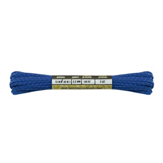 M-TAC paracord Minicord 15m Reflective Electric Blue