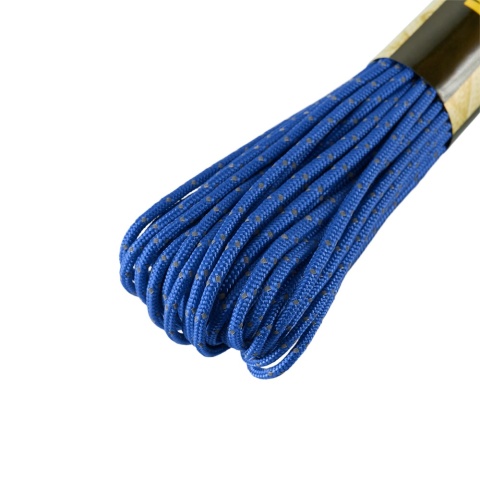 M-TAC paracord Minicord 15m Reflective Electric Blue