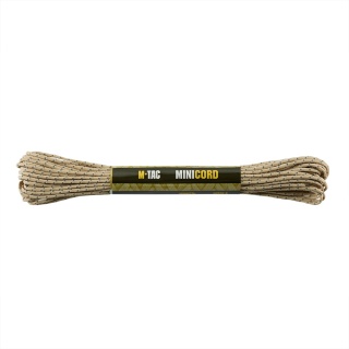 M-TAC paracord Minicord 15m Reflective Sand