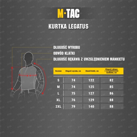M-TAC Kurtka Legatus Czarna