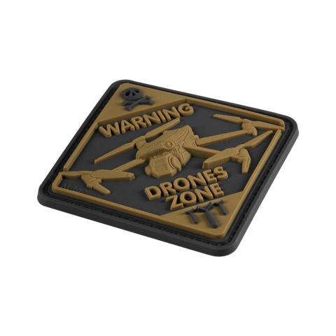 M-TAC Naszywka Drone Zone PVC Black/Coyote