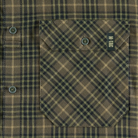 M-TAC Koszula Lumberjack Cotton Shirt Black/MC