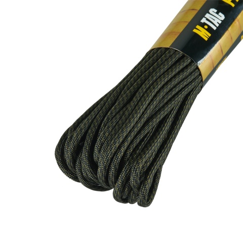 M-TAC Paracord 475 15m Black/Od Green Stairs