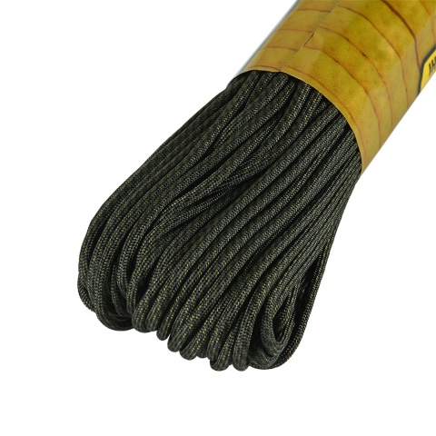 M-TAC Paracord 475 30m Black/Od Green Stairs