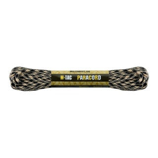 M-TAC Paracord 550 Type III 15m Black/Sand