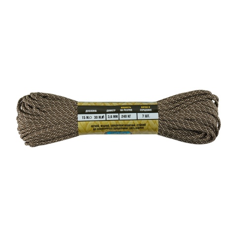 M-TAC Paracord 550 type III 30m Leopard diamond